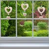 2Stück Fensterdeko Hängend Holz Dekoherz Fensterdeko Produktbild-Vorschau 6