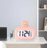 Zegar elektroniczny z uroczym kreskówkowym ekranem LED, Podgląd zdjęcia produktu 4