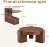 Ensemble de tables basses séparables, table basse, tables Voir les images du produit 6