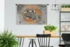 MuchoWow® Wandteppich Wandbehang Mancave - Auto - Orange - Produktbild-Vorschau 3