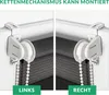 Estika Doppelrollo Klemmfix - 70 x 150 cm - Schwarz - Duo Produktbild-Vorschau 4