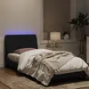 The Living Store Bettgestell mit LED-Leuchten Schwarz Produktbild-Vorschau 5