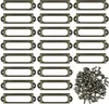 50 Stück Etikettenhalter aus Metall für Möbel, Schubladen, Produktbild-Vorschau 1