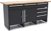 171 cm Werkbank mit 6 Schubladen, 2 Türen und massivem Produktbild-Vorschau 1