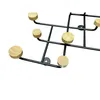 Appendiabiti e ganci da parete, Inata Black, 10 ganci, Anteprima dell’immagine prodotto 4