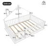 Merax Lit d'enfant 140x190 cm, Lit plat avec barre de Voir les images du produit 9