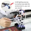 Lampe loupe avec pince 2,5X 7,5X 10X LED-Loupe & Lampe de Voir les images du produit 6