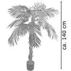 Decovego umelá kokosová palma, umelá rastlina, 140 cm, Náhľad obrázku produktu 6