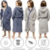 Bademantel Kinder Mädchen Jungen mit Wendefunktion und Produktbild-Vorschau 5