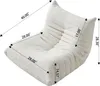 Fortuna Lai Einzel Sofa Chillsessel Fauler Sofastuhl,Beige Produktbild-Vorschau 7