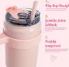 Paris Hilton  pinke Edelstahl Trinkflasche mit Produktbild-Vorschau 8