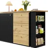 Table de bar extensible 138-204 x 39 x 104 cm – pivotante à Voir les images du produit 4