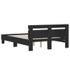 Giroletto con testiera nero 120x200 cm in materiale ligneo Anteprima dell’immagine prodotto 6