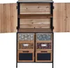 Apothekerkommode HWC-L38, Schubladenschrank Kommode Regal Produktbild-Vorschau 7