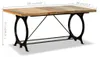 vidaXL Table de salle à manger en vieux bois massif 180 cm Voir les images du produit 8