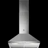 AEG Electrolux Kamin-Dunstabzugshaube / Abluft oder Umluft / 60cm / Edelstahl LFC316X Frontansicht Anteprima dell’immagine prodotto