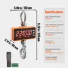 SucceBuy Digitálna žeriavová váha, kapacita 2200 lbs/1000 Náhľad obrázku produktu 7