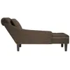 Möbel Chaiselongue mit Kissen & Rechter Armlehne Grau Produktbild-Vorschau 5