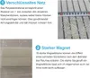 Magnet Fliegengitter Türvorhang 100x210 cm, einfach zu Produktbild-Vorschau 3