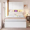 Flieks Jugendbett 90x200cm mit Led und Steckdose, Holzbett Produktbild-Vorschau 5