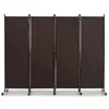 COSTWAY 225 x 173cm Séparation de pièce sur roulettes, Voir les images du produit 1