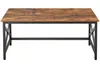 Rustykalne biurko z metalową ramą – 115 cm Podgląd zdjęcia produktu 1