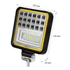 LED reflektor na auto s blikaním 10 - 60V 126W Náhľad obrázku produktu 21