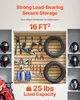 SucceBuy 4 x 4 ft SlatWall revêtement, MDF mur de garage à Voir les images du produit 2