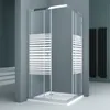 doporro 75x90cm Eckeinstieg Duschkabine Schiebetür Produktbild-Vorschau 1