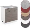 Küchenunterschrank Vicco R-Line Edelgrau 60 cm mit Produktbild-Vorschau 6