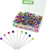 Stecknadeln Mit Kopf 600 Stück - 38 Mm Bunte Glaskopfnadeln Produktbild-Vorschau 1