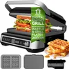 TurboTronic 2000W Kontaktgrill Waffeleisen für belgische Produktbild-Vorschau 16