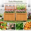 COSTWAY Blumenkasten mit Rankgitter, Pflanzkasten für Produktbild-Vorschau 7