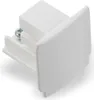 A white plastic electrical component with a curved front panel, shown in a studio setting against a white background. Anteprima dell’immagine prodotto