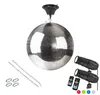 Spiegelkugel Komplettset 50cm mit Motor, 2 x 9W LED Pinspot Produktbild-Vorschau 1