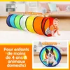 Tunnel de jeu arc-en-ciel 180 x 45 x 45 cm, tunnel pour Voir les images du produit 5