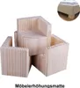 4-teiliges Möbelerhöhungsset 5 x 5 x 10 cm, Betterhöhung, Produktbild-Vorschau 2
