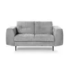 BEAUTYSOFA | 2-Sitzer Sofa VENEZIA Chenillestoff Grau – Produktbild-Vorschau 6