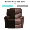Topchances Velvet Recliner Chair Cover, Stretch Recliner Náhled obrázku produktu 10