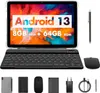 A tablet with accessories laid out on a white background. Produktbild-Vorschau