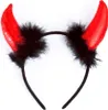 Oblique Unique Haarreif mit Hörnern Teufelshörner Fasching Produktbild-Vorschau 3