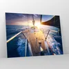 Bilder auf glas - Segelboot Meer - 100x70cm - Glasbilder - Produktbild-Vorschau 4