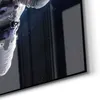 DEQORI Glasbild Echtglas 50x50 cm 'Schwebender Kosmonaut' Produktbild-Vorschau 5