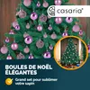 Lot de 100 boules de Noël en plastique robuste Décoration Voir les images du produit 2