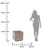 HowHomely 36L Blumentopf Betonique 39 cm Höhe, Pflanzkübel, Produktbild-Vorschau 3