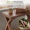 Petite table d'appoint avec 2 étagères, table basse avec Voir les images du produit 7