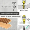 Wolfcraft 2544000 -  Vorbohrer mit Senker und Tiefenstopp Produktbild-Vorschau 9