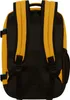 The back view of a yellow and black backpack. Produktbild-Vorschau