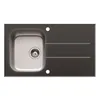 Pyramis Einbauspüle Concerto 1B 1D schwarz 109501230 Produktbild-Vorschau 1