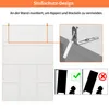 A collage of images showing a white cabinet and its anti-tip safety features. Anteprima dell’immagine prodotto